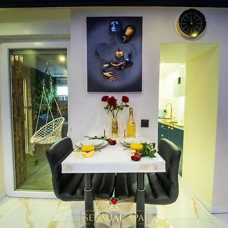 Appartement Sensual Spa- Jacuzzi Hammam Terrasse