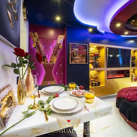 Апартаменты Sensual Spa- Jacuzzi Hammam Terrasse *