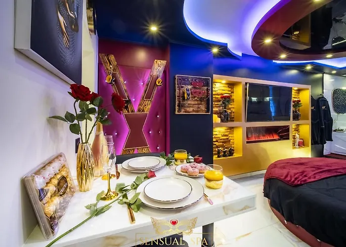 Appartement Sensual Spa- Jacuzzi Hammam Terrasse *